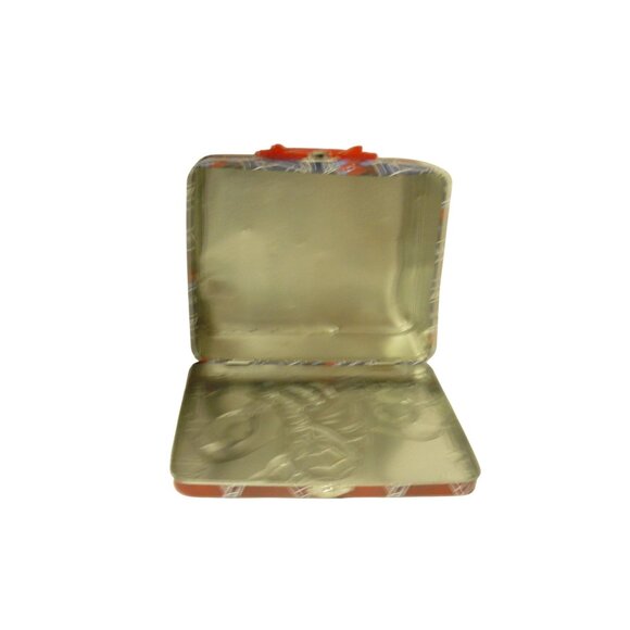 Marvel 3-D Spider-Man "Go Spidey!" Metal Lunchbox Red Handle & Web Design - Picture 4 of 4